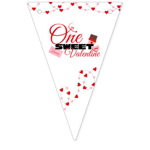 First Birthday Valentine’s Day Banner