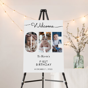 First Birthday Welcome 1st Birthday Decorations Foam Board