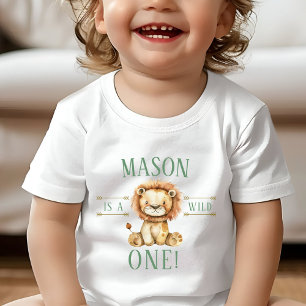 First Birthday Wild One Lion Shirt