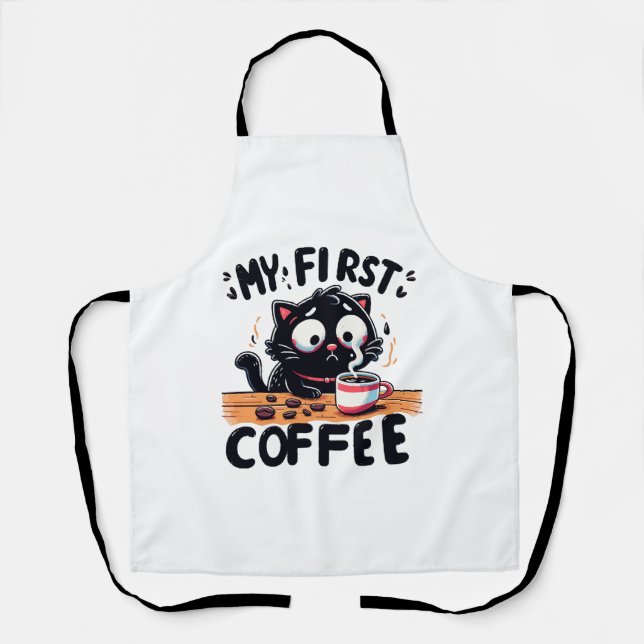 First Black Coffee Adventure Apron (Front)