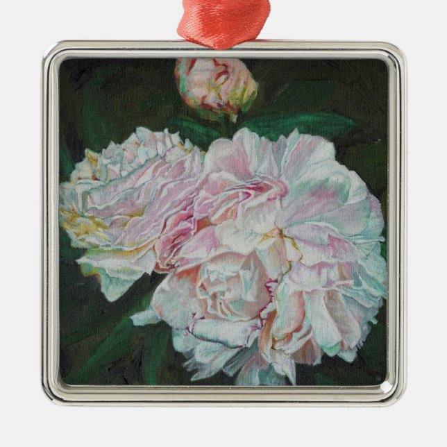 First blooms 2012 metal ornament (Front)