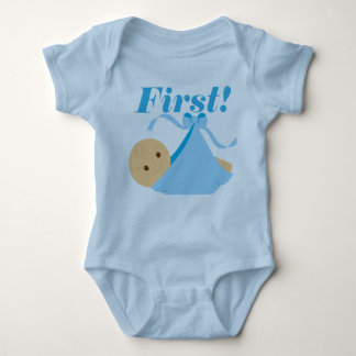 First! Bodysuit for Baby Boy