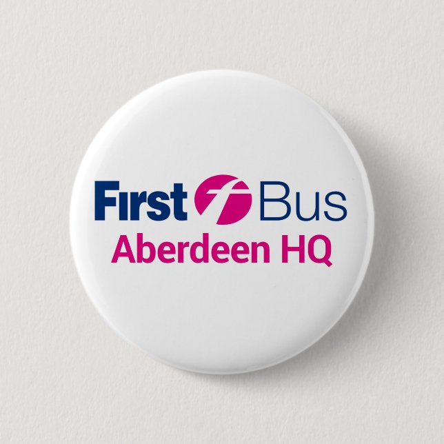 First Bus Badge Button (Front)