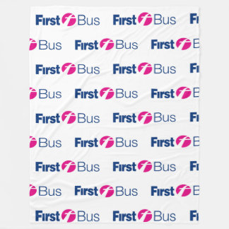First Bus Throw Blanket