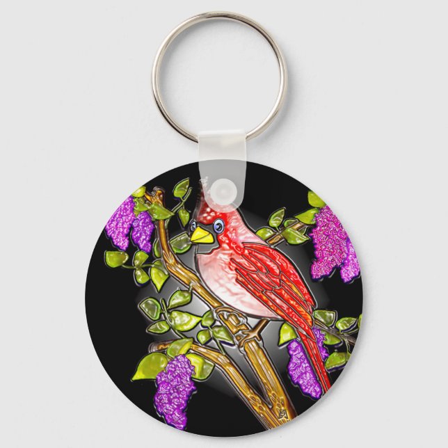 First Cardinal (keyring) Keychain (Front)