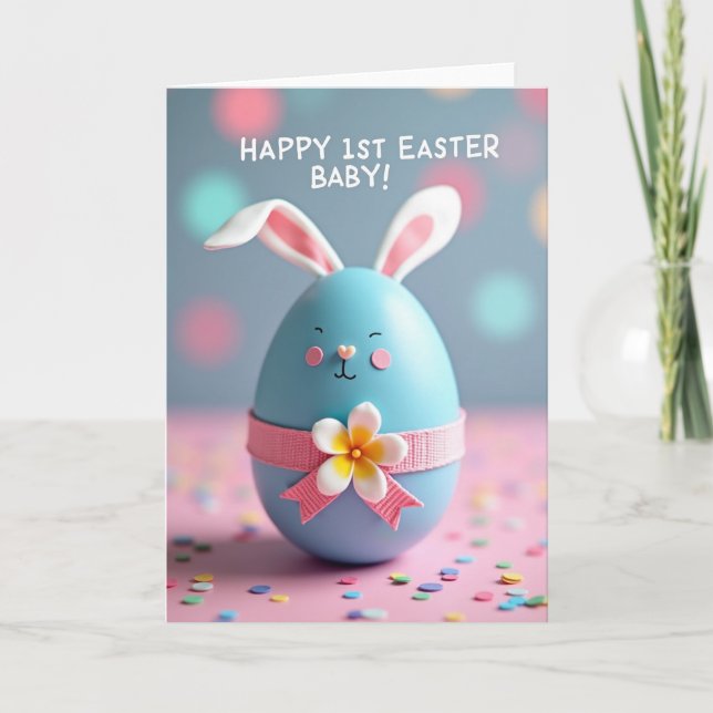 First Celebration Confetti Card (Front)