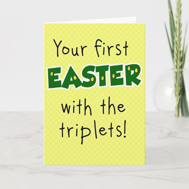 First Celebration Greeting Card (Front)