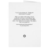 First Chakra- #1 Physical Body Issues Cards (Back)