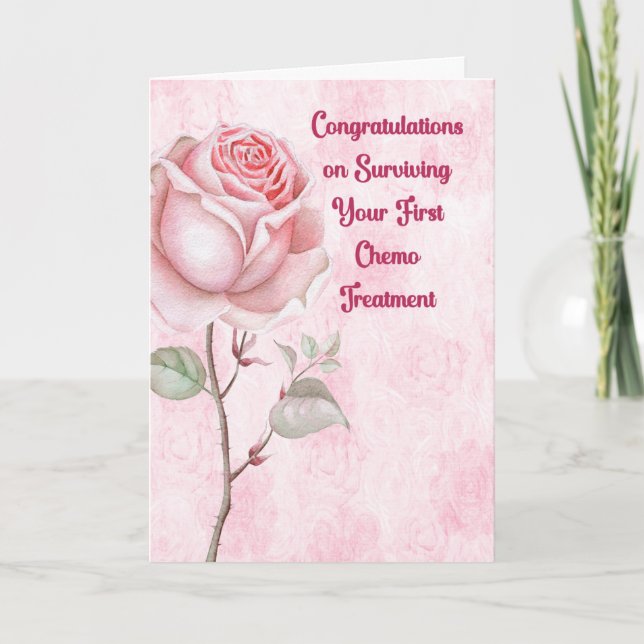 First Chemo Treatment Card (Front)