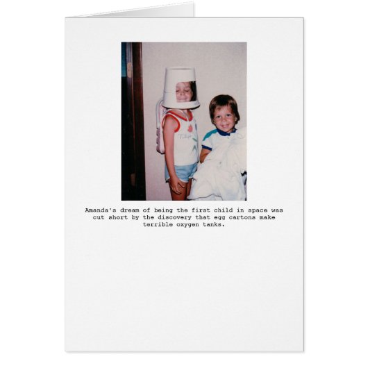 First child in space... cards (Front)