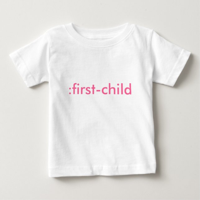 :first-child organic baby T-Shirt (Front)