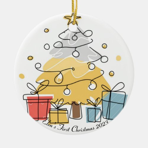 First Christmas 2023  Ceramic Ornament