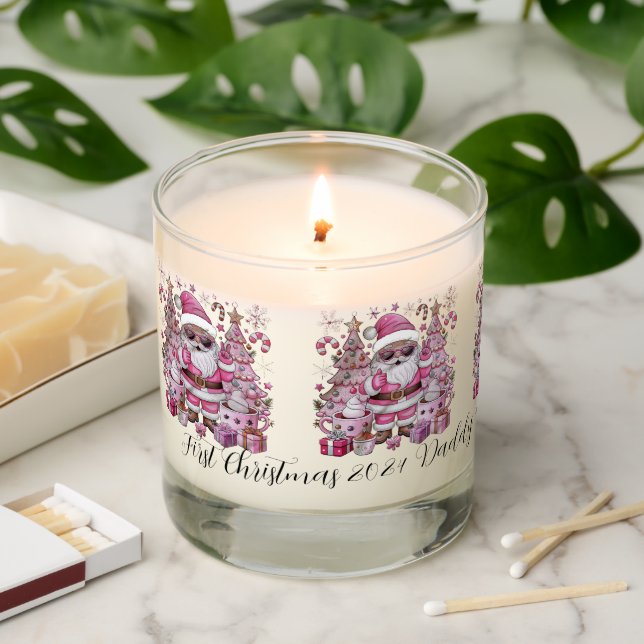 First Christmas 2024 Ornaments Scented Candle (Lit)