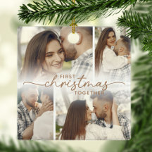 First Christmas 5 Photo Personalized Christmas