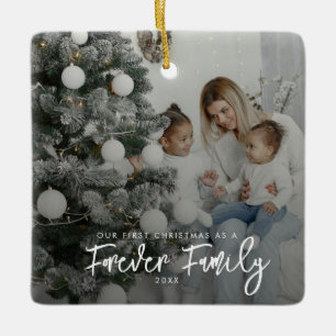 First Christmas Adopted Ceramic Ornament