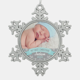 Zazzle Baby'S First Christmas Ornament