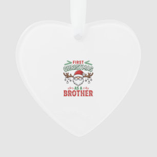 First Christmas As a Brother Santa Gnome Ornament