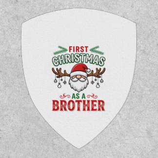 First Christmas As a Brother Santa Gnome Patch