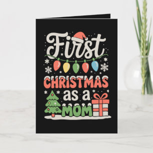 First Christmas As A Dad New Mommy 1st Christmas Card