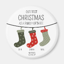 First Christmas as a family of three