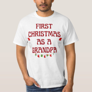 first christmas as a grandpa,New Dad Gift, Christm T-Shirt