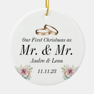 First Christmas as a Married Couple Ornament