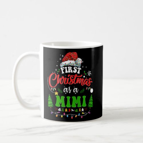 First Christmas As A Mimi  Holiday Santa Hat Groov Coffee Mug