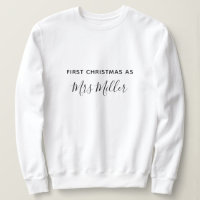First Christmas as a Mrs Personalized Surname
