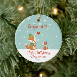 First Christmas as Big Brother, Cute Foxes 