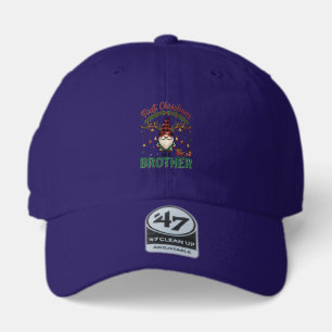 First Christmas As Brother Gnome Reindeer Sleigh 47 Brand Hat