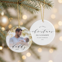 First Christmas as Daddy Photo Christmas