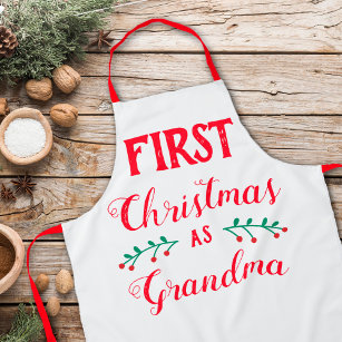 First Christmas as Grandma Apron