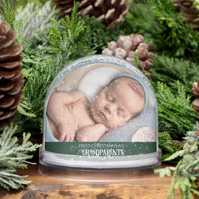 First Christmas as Grandparents Gift Snow Globes (Winter)