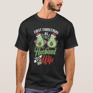 First Christmas As Husband And Wife Couple Married T-Shirt