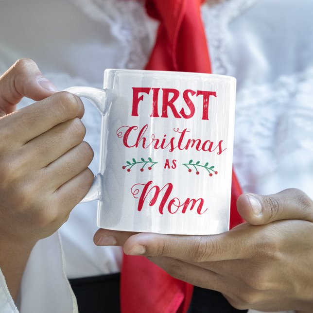First Christmas as Mom Coffee Mug (Creator Uploaded)