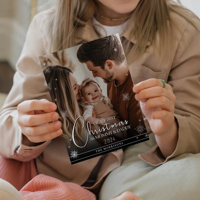 First Christmas as Mommy & Daddy Photo Print (Creator Uploaded)