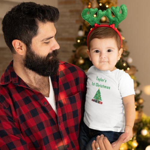 First Christmas Baby T_Shirt