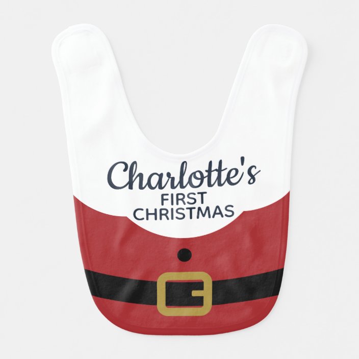 first christmas bib