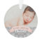 First Christmas Blush Pink Baby Girl Photo