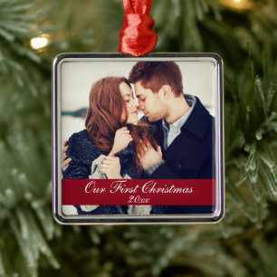First Christmas Couple Ornament Year S