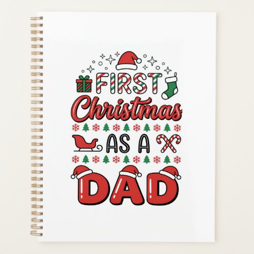 First Christmas Dad Holiday Planner