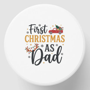 First Christmas Dad Holiday Truck Mini Candle Favors