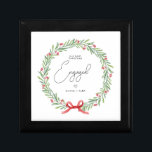 First Christmas Engaged Personalised Christmas gif Gift Box<br><div class="desc">First Christmas Engaged Personalized Ornament

Celebrate your first Christmas as an engaged couple with a beautiful and meaningful keepsake! This personalized ornament is designed to capture the joy and love of this special milestone.</div>