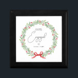 First Christmas Engaged Personalised Christmas gif Gift Box<br><div class="desc">First Christmas Engaged Personalized Ornament

Celebrate your first Christmas as an engaged couple with a beautiful and meaningful keepsake! This personalized ornament is designed to capture the joy and love of this special milestone.</div>