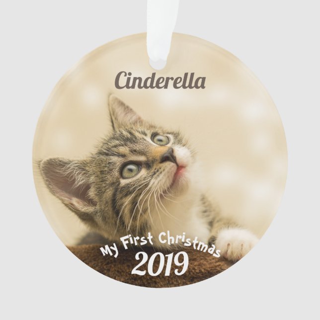 First Christmas for Pets Ornament (Front)