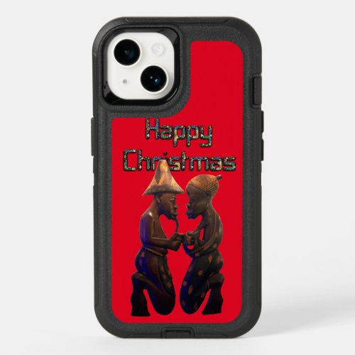 First Christmas Having fun Old School is the best  OtterBox iPhone 14 Case