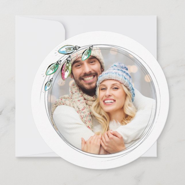 First Christmas Holiday Photo Card (Front)