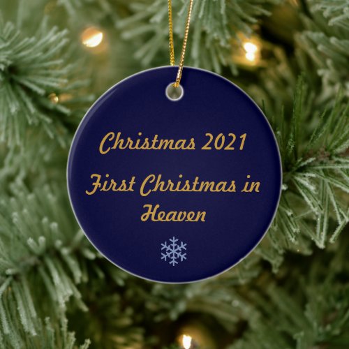 First Christmas in Heaven 2021 Ornament