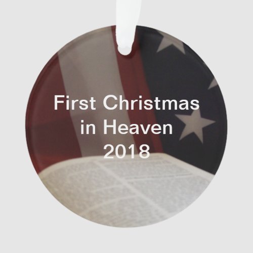 First Christmas in Heaven Ornament