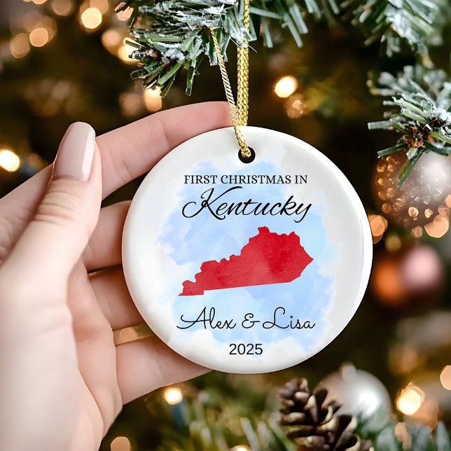 First Christmas in Kentucky State Ornament (Creator Uploaded)